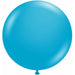 TUFTEX 36-Inch Turquoise Latex Balloons, 2 Pack