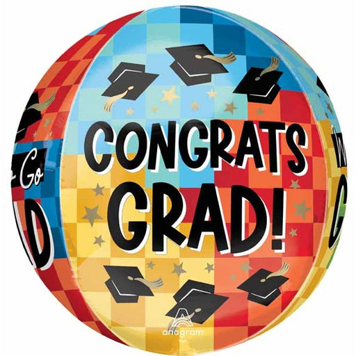 Way to Go Grad 16" Orbz Foil Balloon