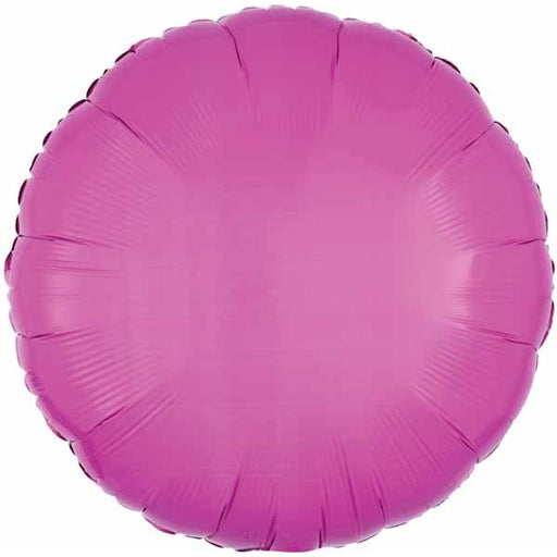 Anagram 18-Inch Bubble Gum Pink Round Foil Balloon