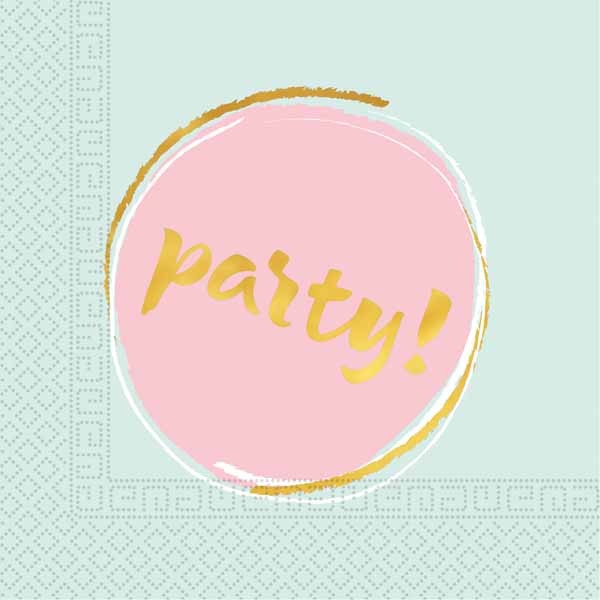 Elegant Party 2-Ply Luncheon Napkins, 20 Count