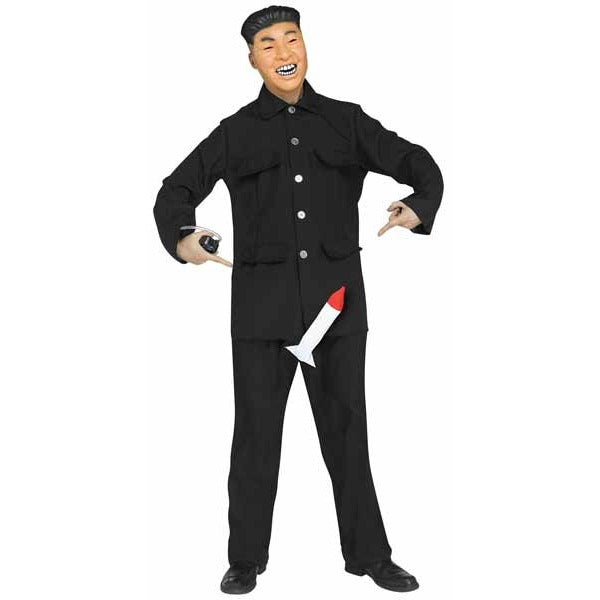 Rocket Man Adult Costume with Mask and Pop-Up Rocket