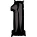 Black Number 1 Balloon, 26 Inch