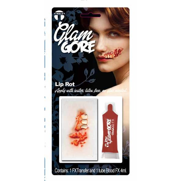 Tinsley Transfers Glam Gore Lip Rot 3D Transfer Kit