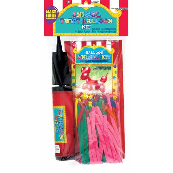 75-Piece Animal Twisting Balloon Kit with Pump
