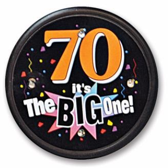 70 It's the Big One Flashing Birthday Button
