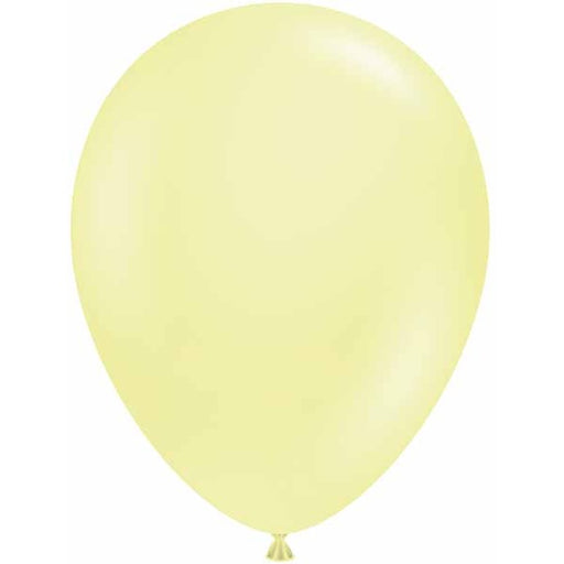 TUFTEX 11-Inch Lemonade Yellow Latex Balloons, 100 Count