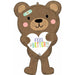 Feel Better Bear 30-Inch Foil Balloon