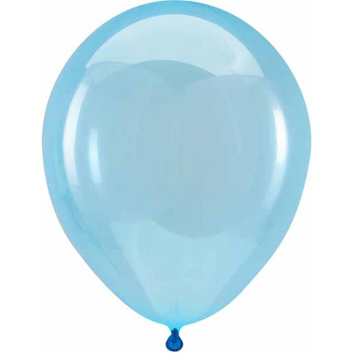 Anagram Crystal Blue 11 Inch Latex Balloons, 100 Count