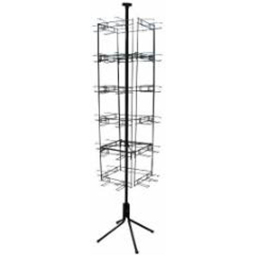 "48 Peg Flip Scan Wire Rack - Organize And Display Products With Ease!"