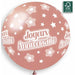 Gemar 31" Joyeux Anniversaire Rose Gold Foil Balloon