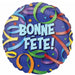 Bonne Fête Streamer Jumbo Foil Balloon