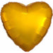 18-Inch Metallic Gold Heart Foil Balloon
