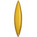 Prima Gold 18-Inch Taper Foil Balloons, 5 Pack
