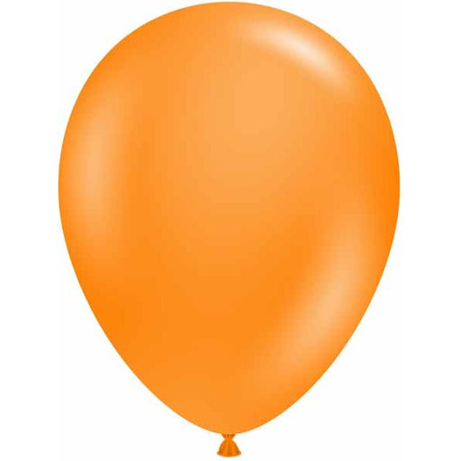 TUFTEX 17-Inch Tangerine Latex Balloons, 50 Count