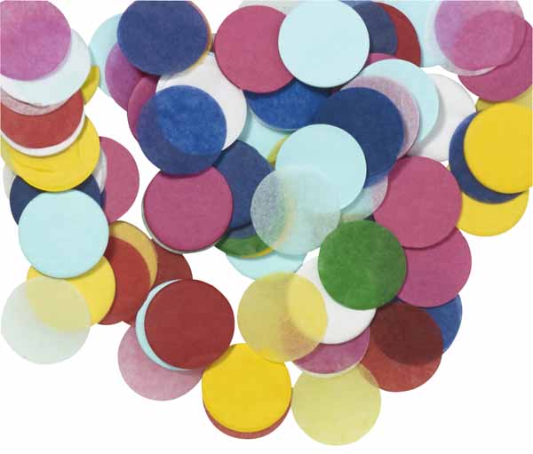 Multicolor Paper Confetti Mix, 0.8 oz
