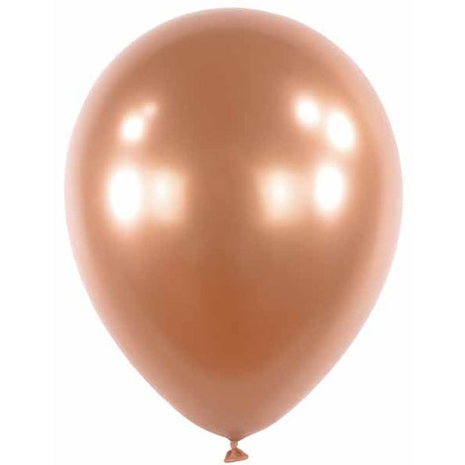 Anagram Luxe Rose Copper 5-Inch Latex Balloons, 100 Count