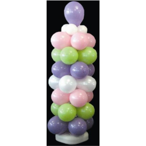 LATEX BALLOON COLUMN KIT W/INFLATOR