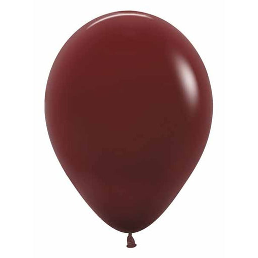 Sempertex Merlot Red 11" Latex Balloons, 50 Count