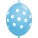 BIG POLKA DOT P BLUE 12" QUICKLINK 50/BAG