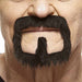 MOUSTACHE/BEARD BLACK 9 CM X 8.5 CM