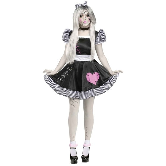 Broken Doll Women's Adult Costume, Medium/Large (10-14)