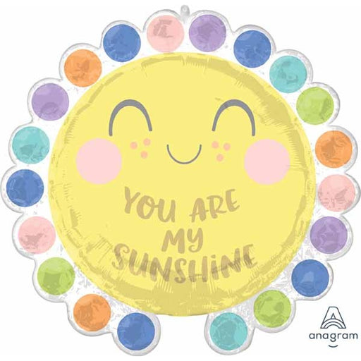 You Are My Sunshine 26" Circle Foil Balloon