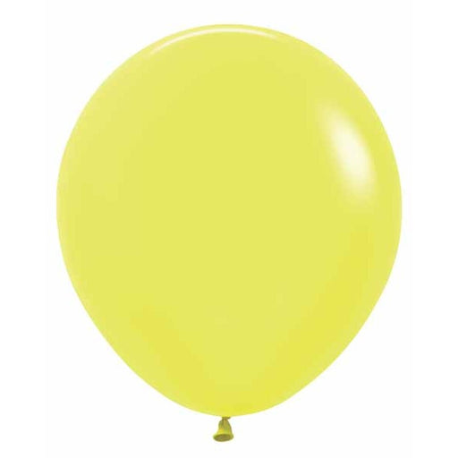Sempertex Neon Yellow 18-Inch Latex Balloons, 25 Count