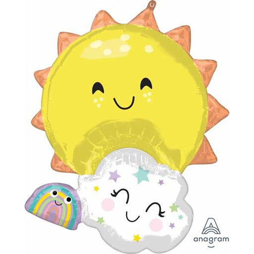 Rainbow Family 28-Inch Shaped Foil Balloon