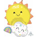 Rainbow Family 28-Inch Shaped Foil Balloon
