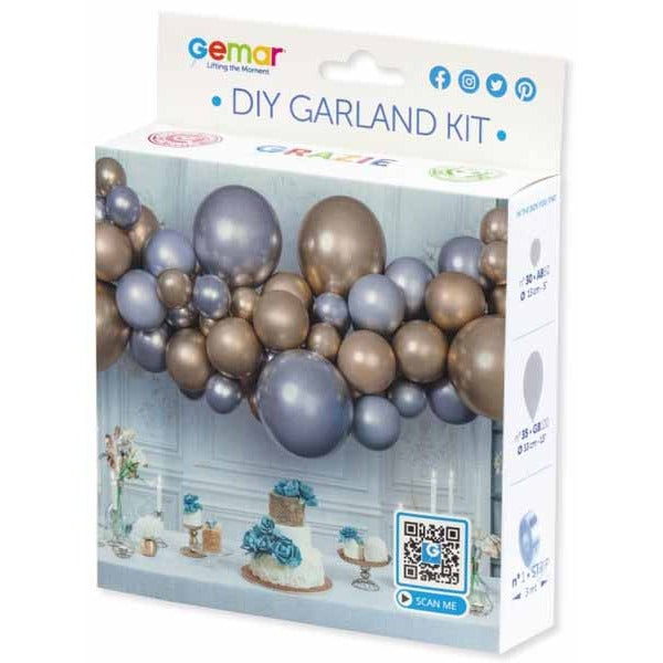 Gemar Balloon Garland Kit with Balloons, 3 Metres