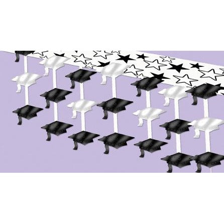 12"X12' GRADUATE CAP 3D SKYSCAPE 1/PKG