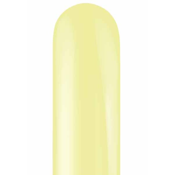 TUFTEX 260 Lemonade Latex Twisting Balloons, 50 Pack