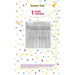 Silver Foil Curtain, 3 x 6 ft