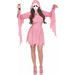 Pink Glitter Ghost Face Adult Costume, Large (10/14)