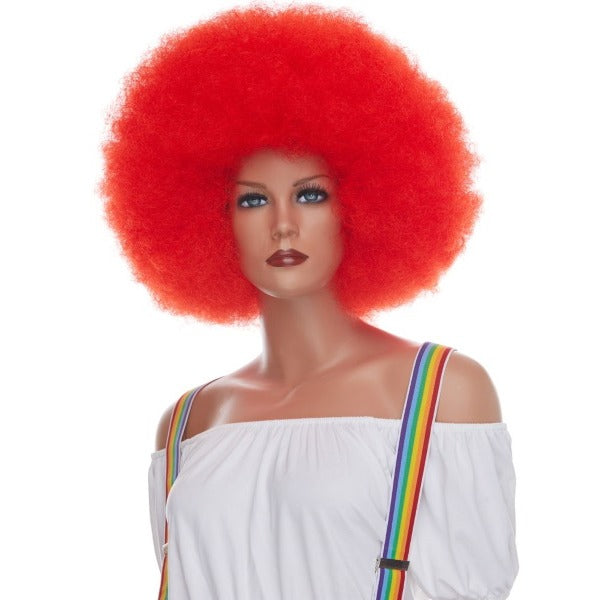 Jumbo Red Clown Wig