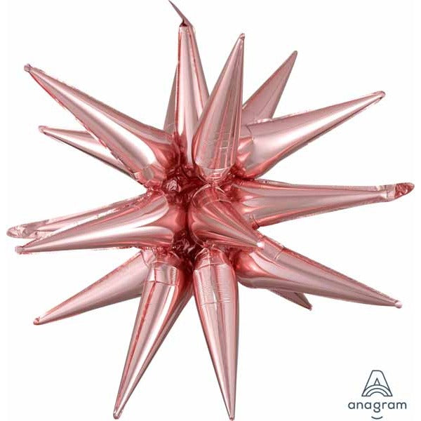 Rose Gold Magic Star Foil Balloon, 35 Inch