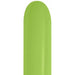 Sempertex Lime Green 260 Latex Twisting Balloons, 50 Count