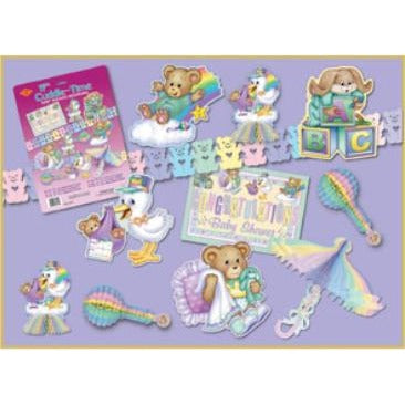 Cuddle-Time 11-Piece Baby Shower Decoration Kit