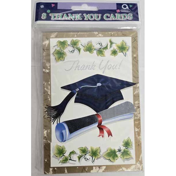 Top of Class Graduation Thank You Cards, 8 Pack