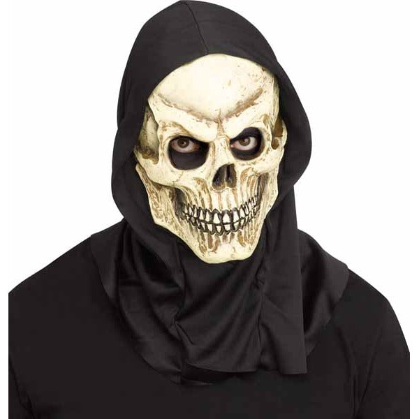 Brown Skull Mask with Hood