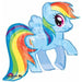 My Little Pony Rainbow Dash 28-Inch Foil Balloon