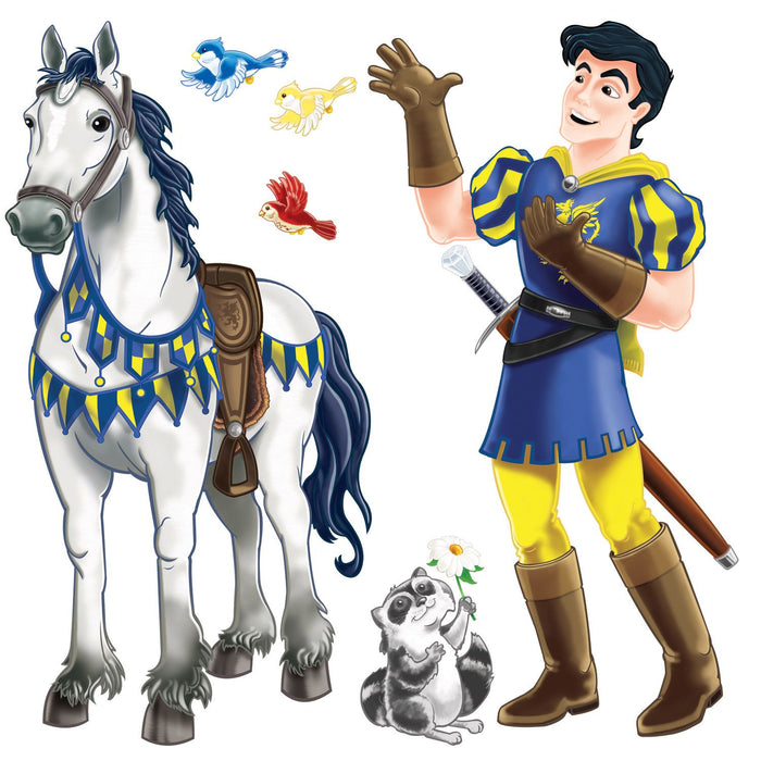 Royal Adventure: Multicolor Prince & Trusty Steed Props (2/Pk)