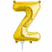16-Inch Gold Letter Z Balloon