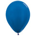 Sempertex 5-Inch Metallic Blue Latex Balloons, 50 Count