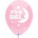 FUNSATIONAL 12" IT'S A GIRL MOON 8/BG
