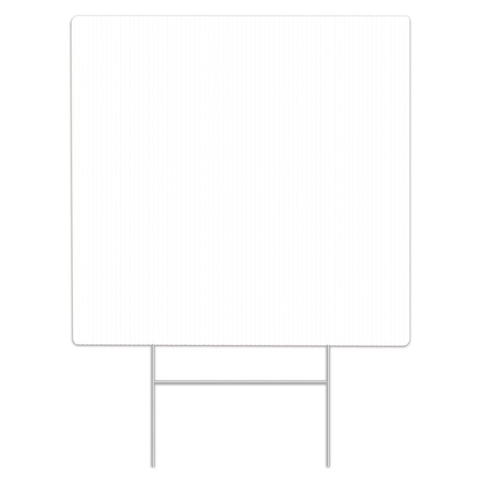 Blank Plastic Yard Sign