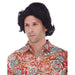 Men's Black 70s Layered Costume Wig