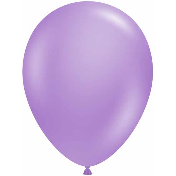 TUFTEX 11-Inch Lavender Latex Balloons, 100 Count