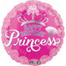 PRINCESS CROWN & GEM HBD 18" RND S40 PKG