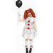 Carnevil Clown Adult Plus Size Costume, 22W to 24W